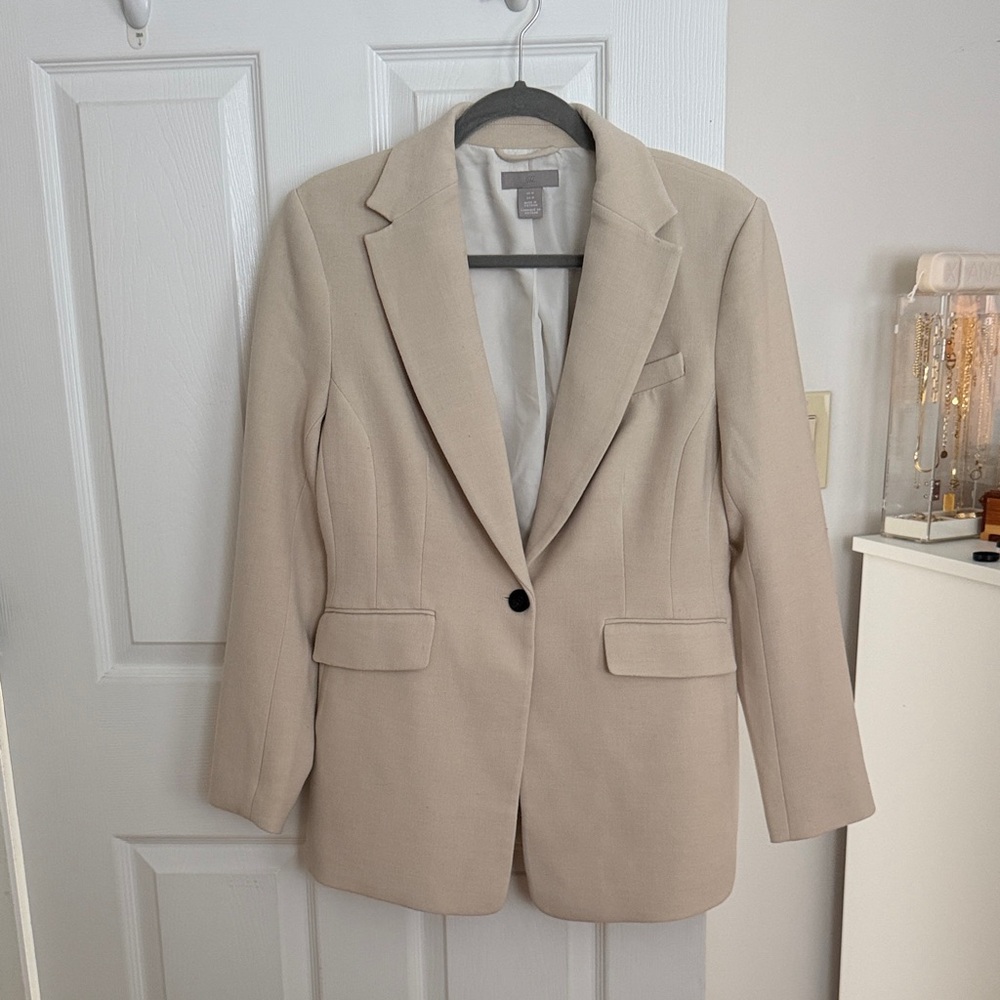 H&M Classic Cream Blazer